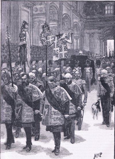 The Burial of Wellington 1852 AD by Henry Marriott Paget